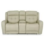 Grant Power Reclining Loveseat With Console & Power Headrest