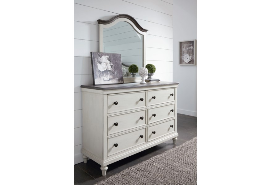 Relaxed Vintage 6-Drawer Dresser - Image 3