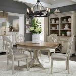 Farmhouse Reimagined Pedestal Table - Image 2