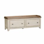 Farmhouse Reimagined Storage Hall Bench