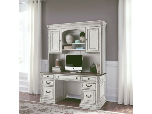 Jr Executive Credenza Hutch 244-HO132 - Image 3