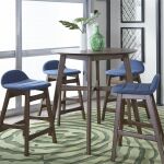Space Savers Satin Walnut Gathering Table - Image 3