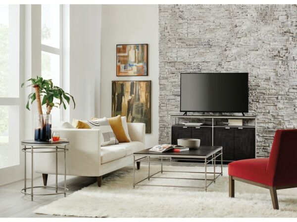 St. Armand Round End Table Black - Image 3
