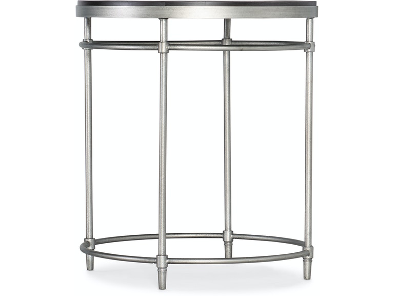 St. Armand Round End Table Black