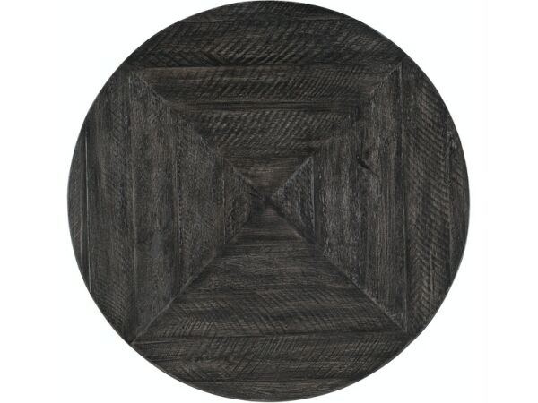 St. Armand Round End Table Black - Image 2