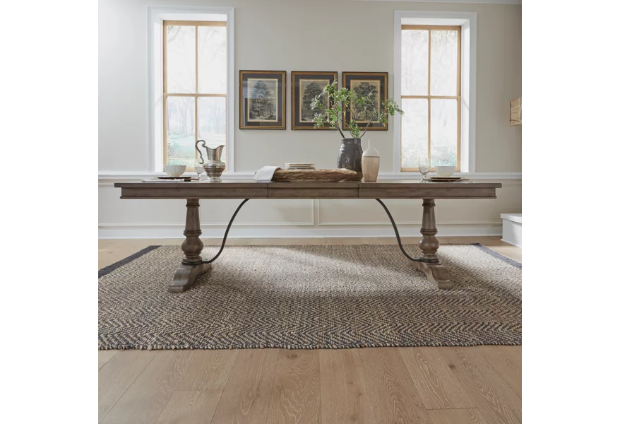 Americana Farmhouse Trestle Table Top
