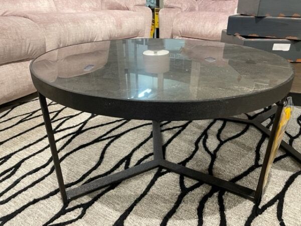 Flexsteel Carmen Large Round Bunching Coffee Table - Image 3