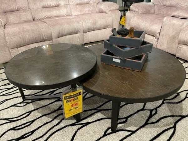 Flexsteel Carmen Large Round Bunching Coffee Table