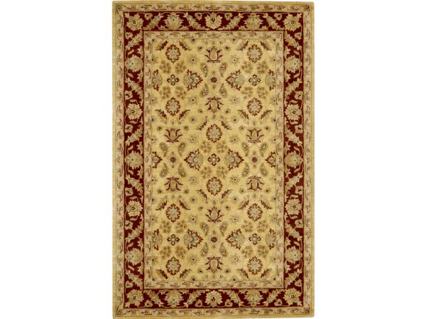 Jaunty Timeless Collection 5 x 8 Rug in Gold