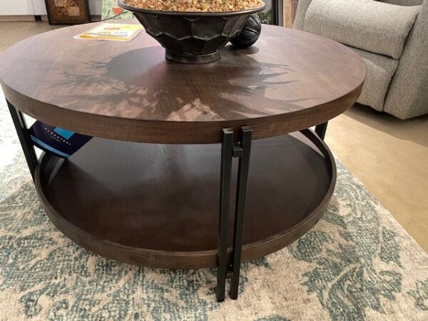 Flexsteel Prairie Round Coffee Table - Image 2
