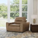 Flexsteel Graham River Leather Power Sliding Chair - Image 2