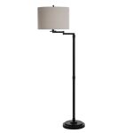 Stylecraft Madison Bronze Floor Lamp with Swing Arm