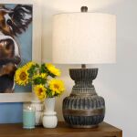 Stylecraft Malta Black Table Lamp - Image 2