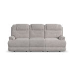 Zofa Dove Fabric Power Sleep Sofa with Power Headrests & Lumbar - Image 2