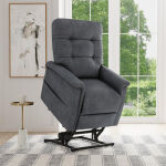 Diana Slate Fabric Power Lift Recliner - Image 2