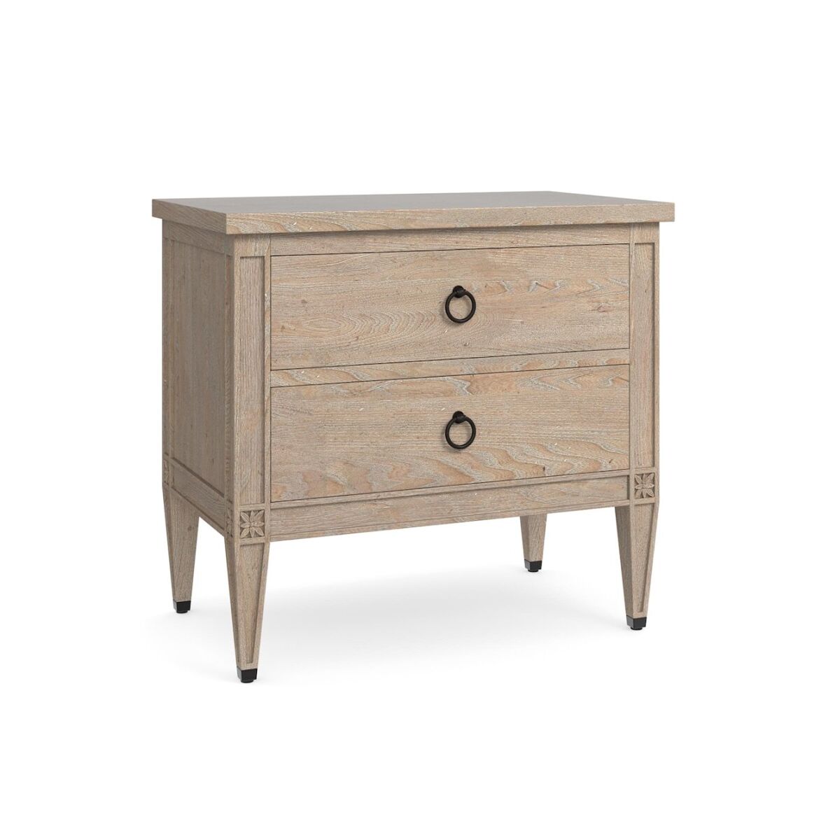 Charlotte Nightstand in Washed Elm Charlotte Nightstand in Washed Elm - Image 1