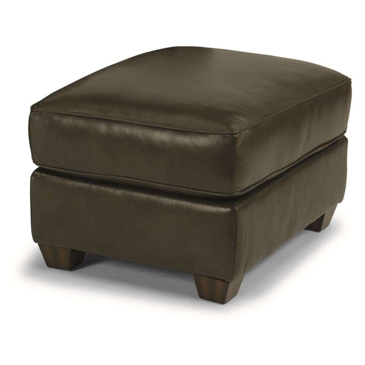 Carson Leather Ottoman Carson Leather Ottoman - Image 1