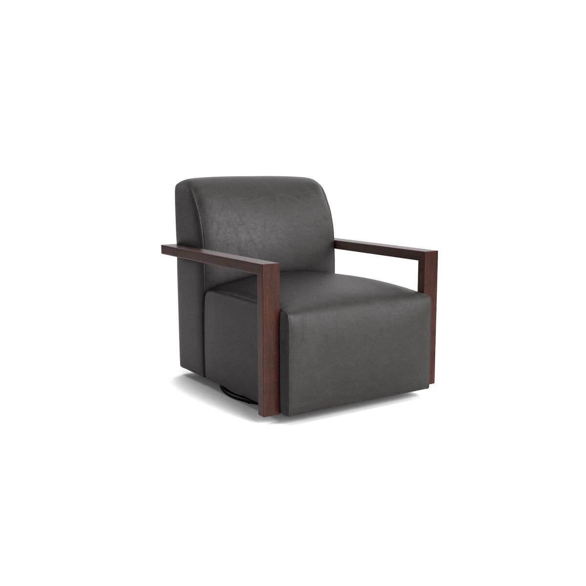 Creswell Leather Swivel Chair Creswell Leather Swivel Chair - Image 1