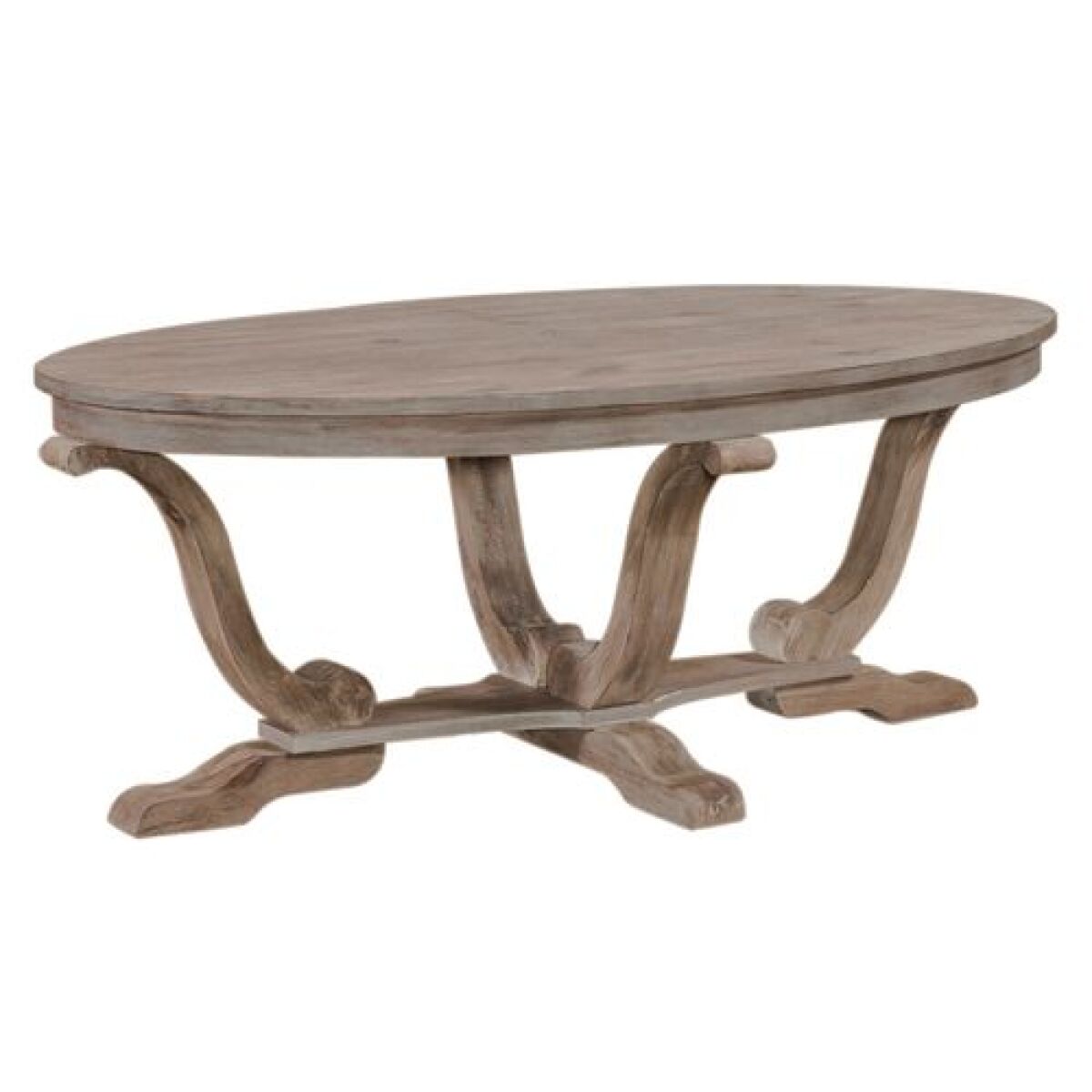 Greystone Mill Oval Cocktail Table Greystone Mill Oval Cocktail Table - Image 1