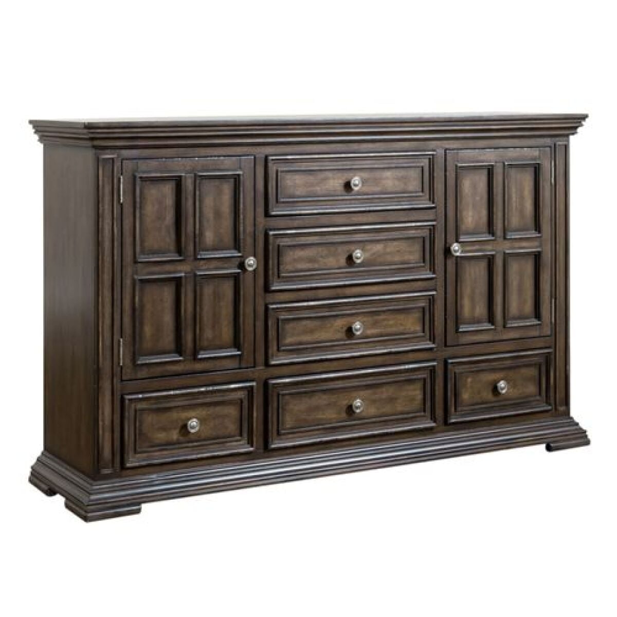 Big Valley 2 Drawer 6 Door Dresser Big Valley 2 Drawer 6 Door Dresser - Image 1