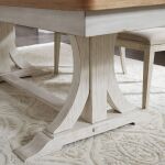 Farmhouse Reimagined Trestle Table - Image 5