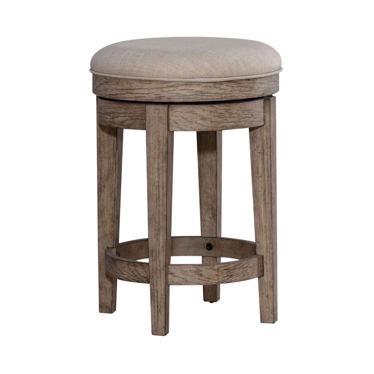 City Scape Upholstered Swivel Console Stool City Scape Upholstered Swivel Console Stool - Image 1