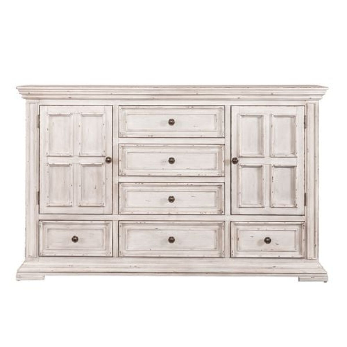 Big Valley 2 Door 6 Drawer Dresser Big Valley 2 Door 6 Drawer Dresser - Image 1