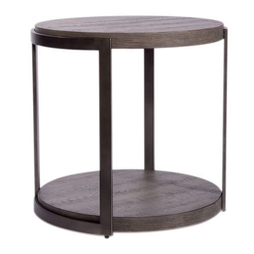 Modern View Round End Table