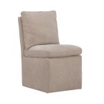 Accent Dining Chair w/ Casters Wicker