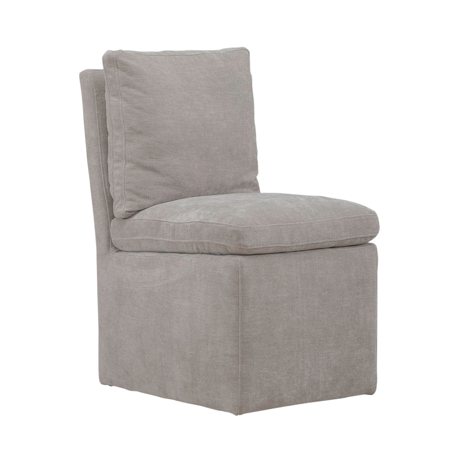 Accent Dining Chair w/ Casters Truffle
