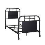 Vintage Series Black Metal Bed