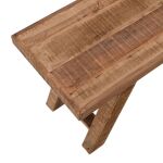 Reclamation 60" Salvaged Wood Bench - Image 3