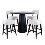 Nash 45" Counter Dining Black Table Kit - Image 2