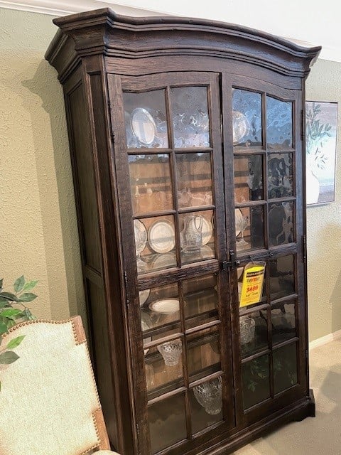 Hooker LaGrange Mullins Prairie Display Cabinet