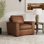 Flexsteel Lawrence Caramel Chair - Image 2