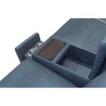 Flexsteel Admiral Fabric Power Reclining Sectional with Power Headrest, Lumbar, Heat, & Massage - Image 4