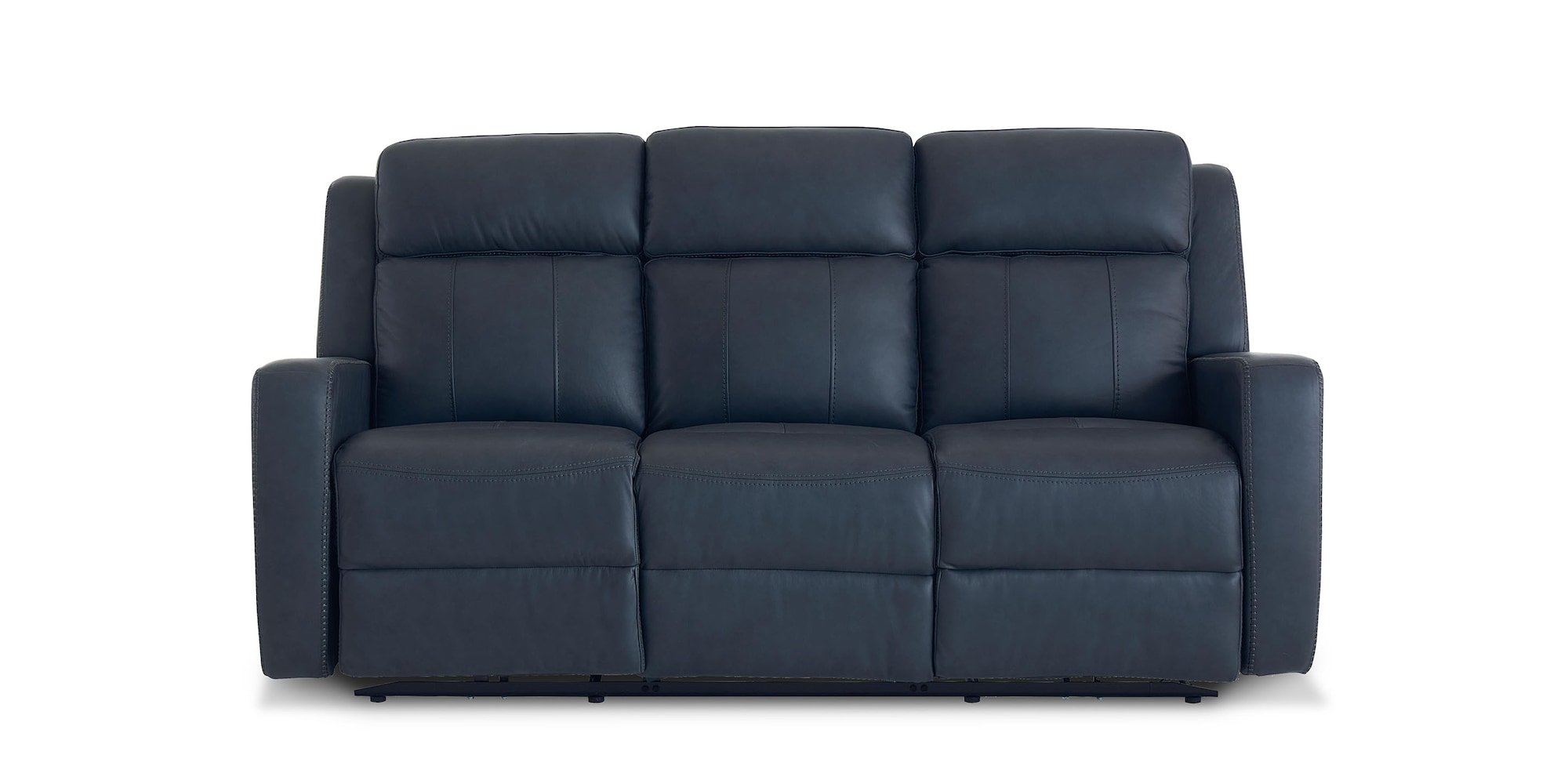 Norwood Leather Power Reclining Sofa Slate