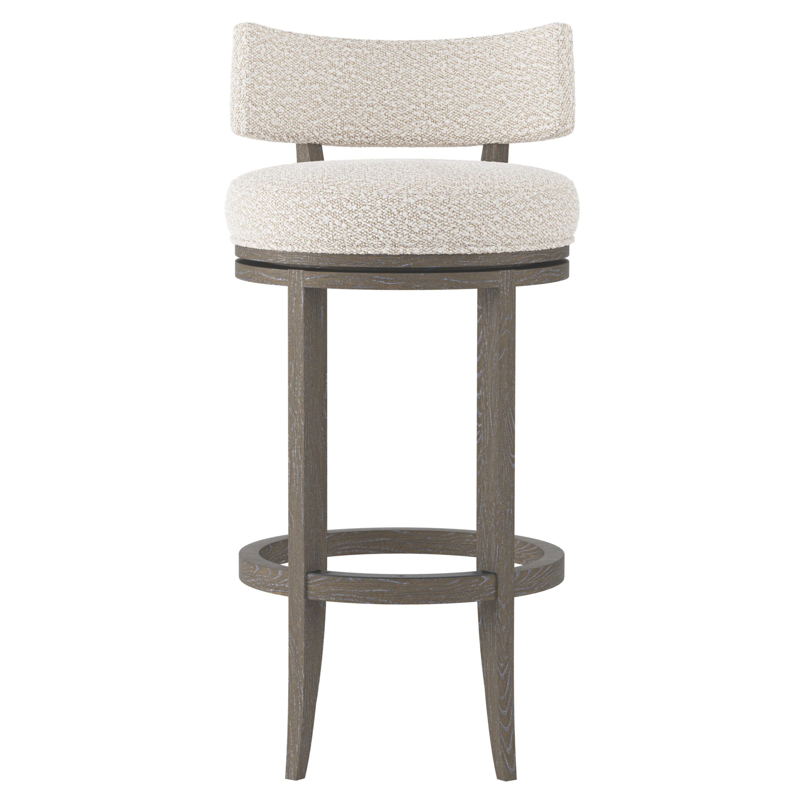 Bernhardt Hirsch Fabric Bar Stool