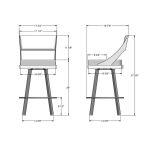 Amisco Fame Stool - Image 2