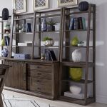 Liberty Stone Brook Leaning Bookcase - Image 4