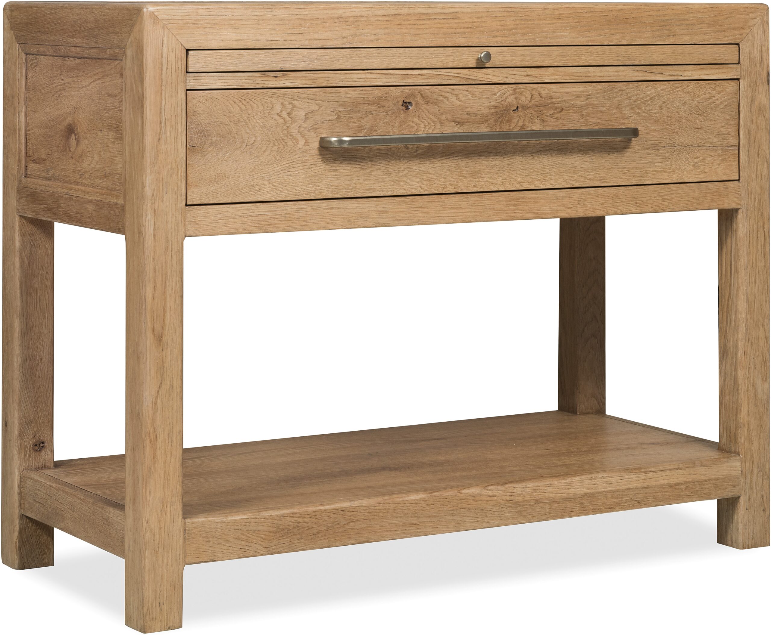 Hooker Furniture Driftwood One-Drawer Nightstand with Stone