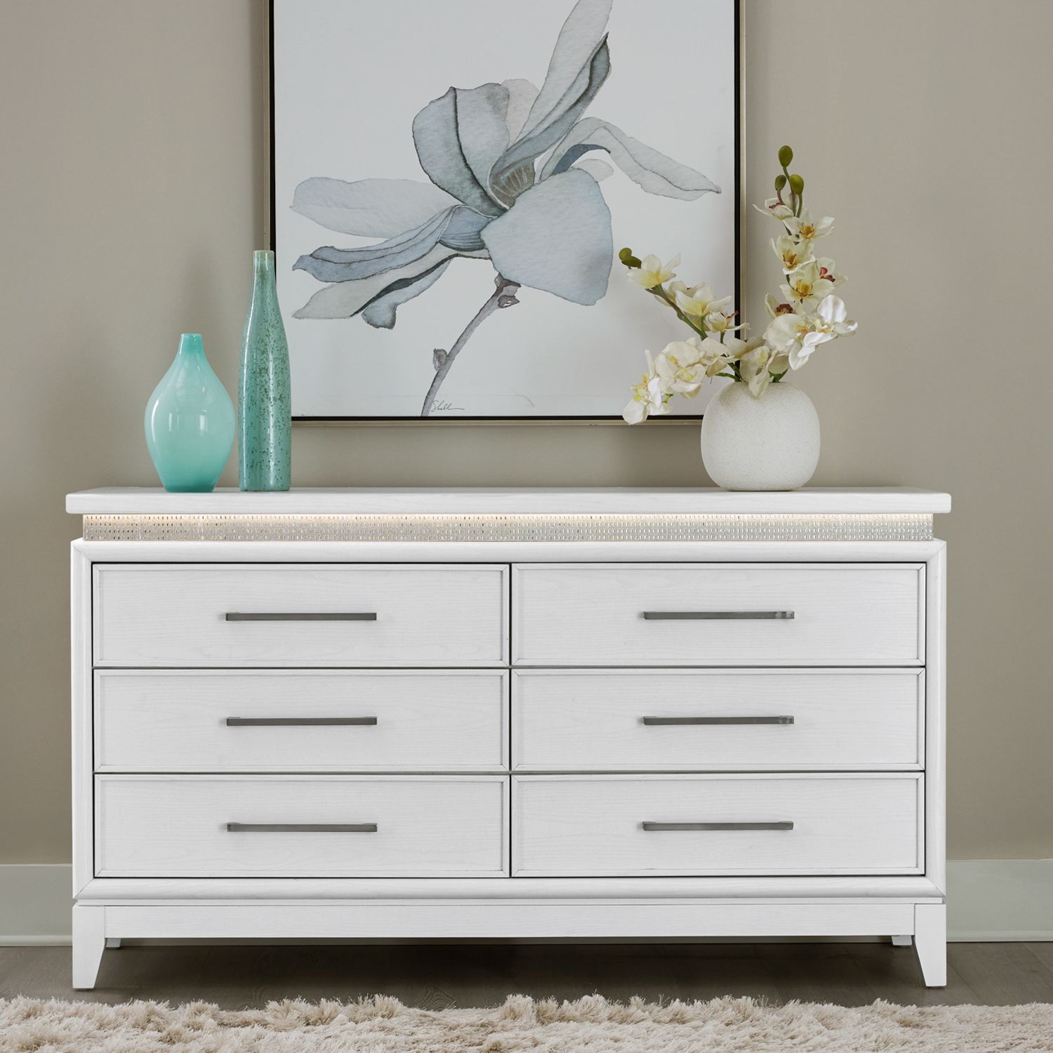 Liberty Reflections 6-Drawer Dresser w/ Lights