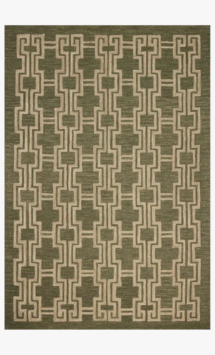 Jeremiah Brent x Loloi Barrow Moss/Beige