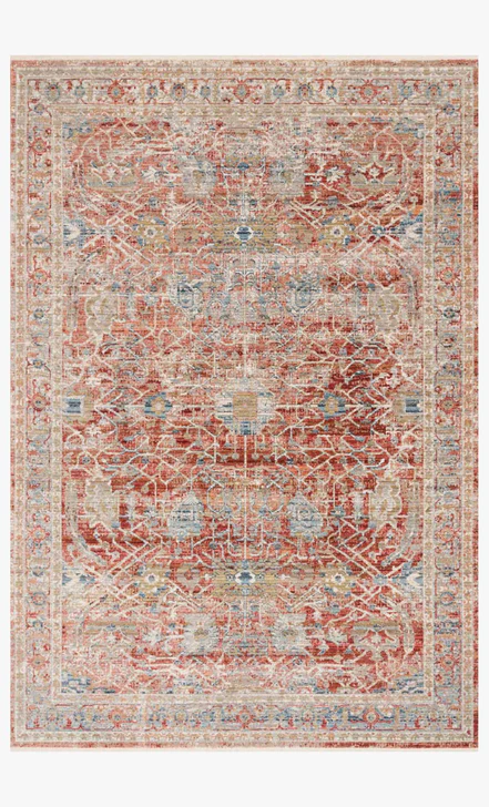 Loloi Claire Red/Ivory